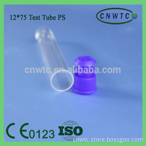 Plastic test tubes with cover (CE approved)